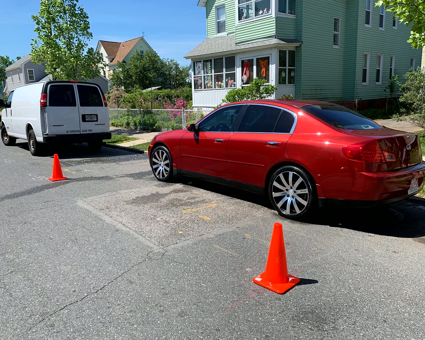 On-site setup with the Wax N' All rig